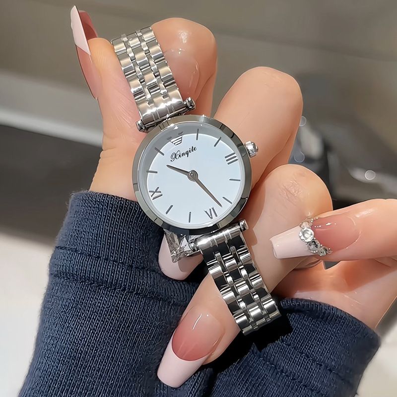 Gypsophila Stahlband wasserdichte Damenuhr Nischenmode kleine exquisite Kuaishou Live-Streaming_voghion.com