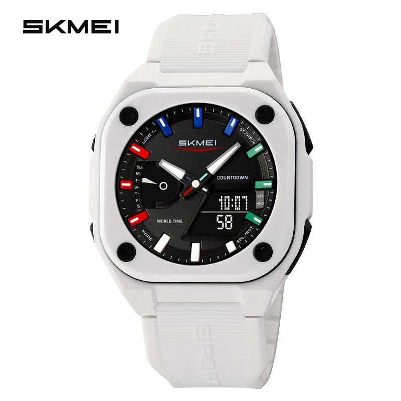 Orologio semplice Shimei Sports elettronico multifunzione per esterni, orario estivo, per studenti, con più sveglie_voghion.com