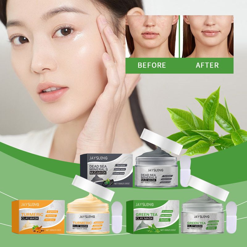 Jaysuing Facial Mud Mask Series Moisturizes And Controls Oil, Firming And Smoothing Facial Skin To Even Skin Tone_voghion.com