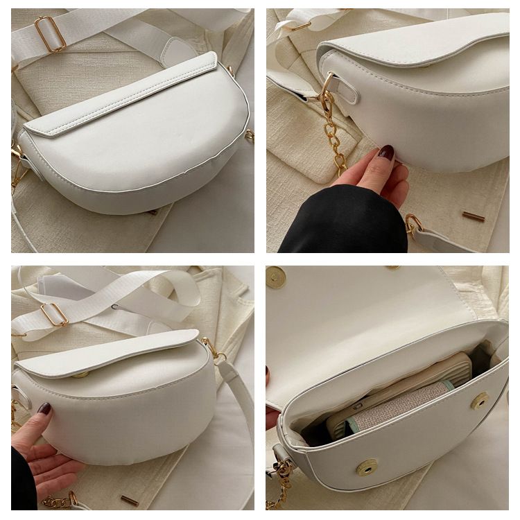 Piccola borsa a mano per donna 2024 nuova borsa a tracolla singola alla moda primavera ed estate, design di nicchia, tracolla larga,_voghion.com