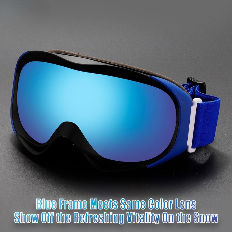New Double-Layer Double-Color Spherical Frame Anti-Fog Ski Outdoor Sports Windproof Eye Protection Mountaineering Snow_voghion.com