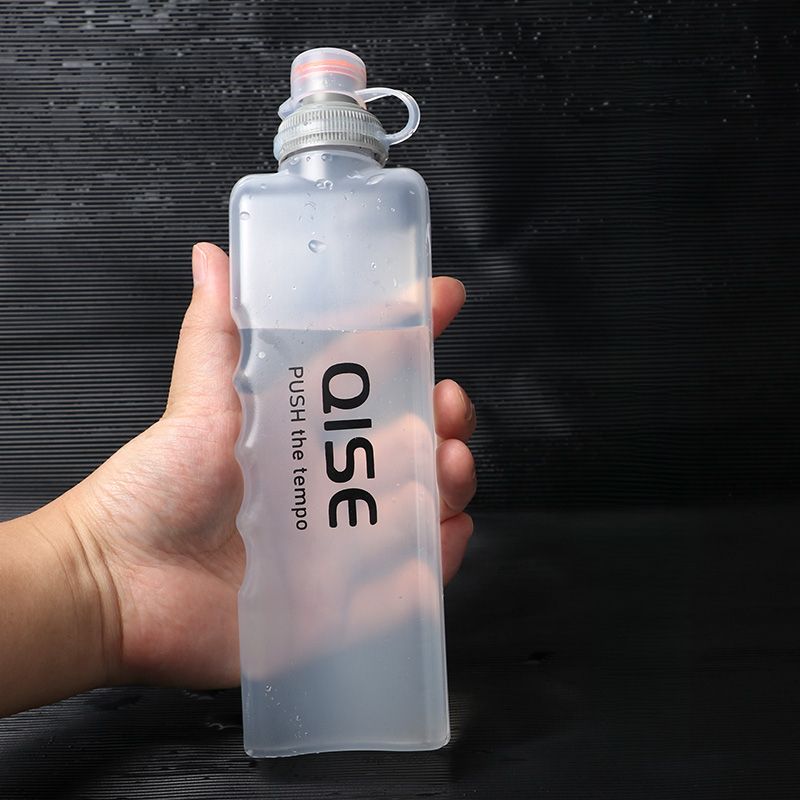 300ml Tragbare Sport Lauf Handheld PP Umweltfreundliche Squeeze Marathon Wasser Flasche Tasse_voghion.com