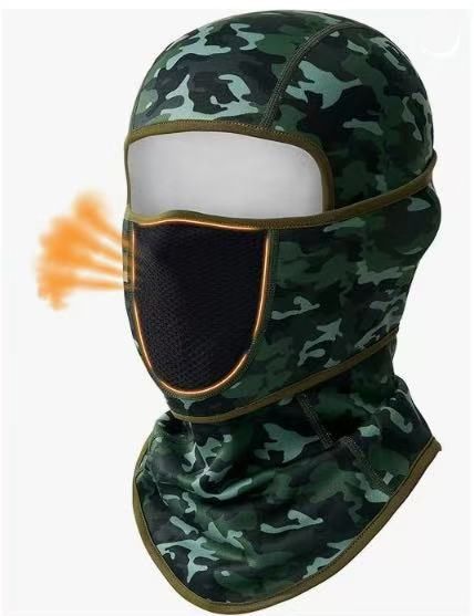 Unisex Winter Balaclava Face Mask For Cycling Skiing - Breathable Warm Adjustable Neck Gaiter With Full Face Cover_voghion.com