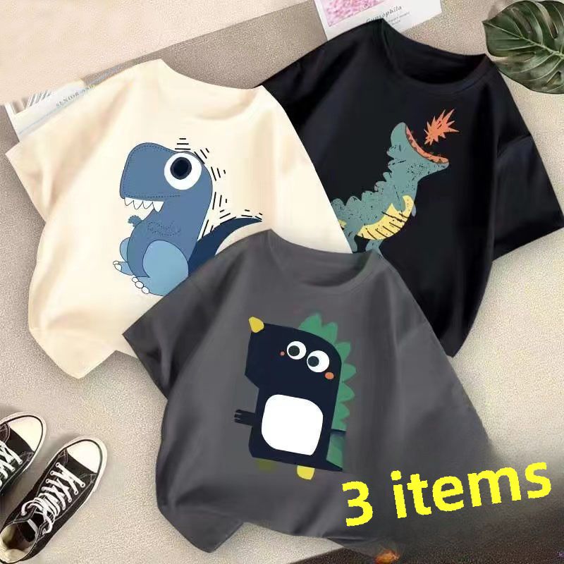 Maglietta estiva per ragazze Maglietta a maniche corte 2023 Nuova moda per bambini di età media e grande Ragazze Bambini Estate Bambini Abbigliamento Top_voghion.com