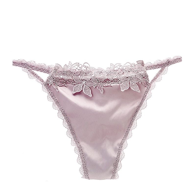 KSS SECRET Pacote com 7 calcinhas de cetim e renda T-back para mulheres, calcinhas sensuais de cintura baixa e fio dental_voghion.com