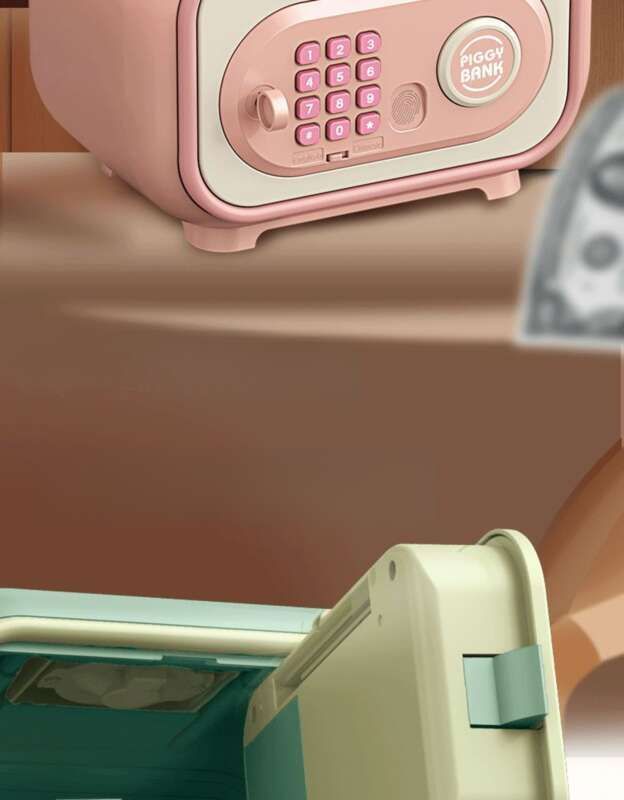 【 2424 People Collection 】 Primary School Student Password Box Fingerprint Unlock Girls' Princess Anti-theft Advanced_voghion.com
