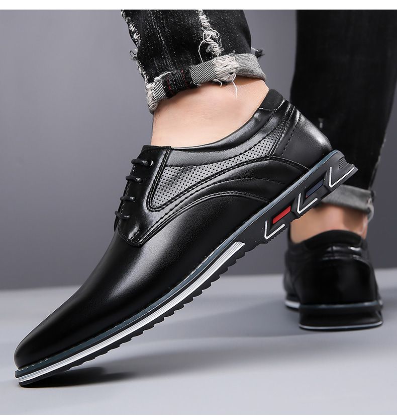 Heren Zakelijke Schoenen Slip On Party Heren Schoenen Comfortabele PU Leren Schoenen Voor Mannen Trouwjurk Schoenen Voor Mannen Zapatos Hombre38-53_voghion.com