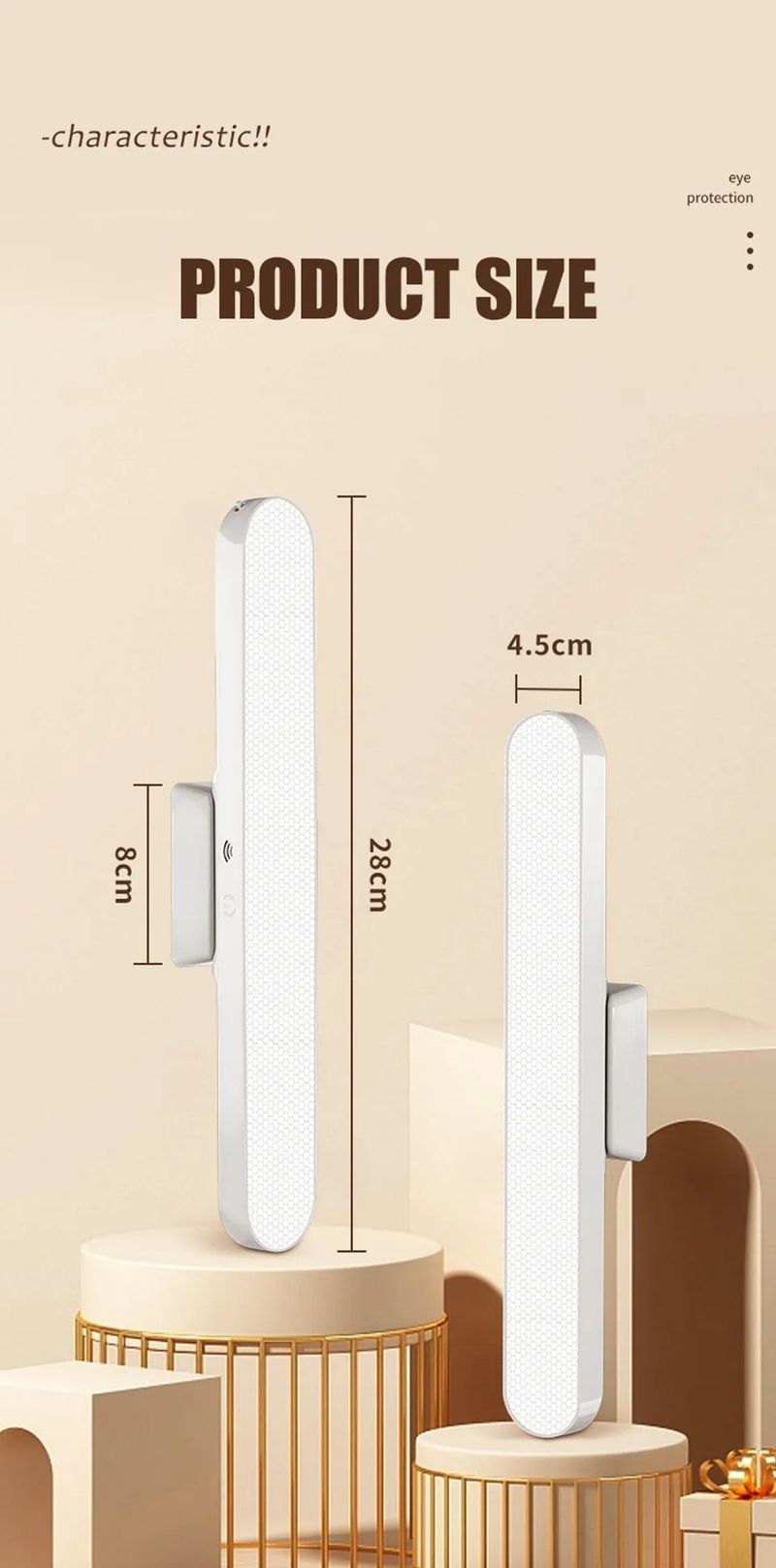Lampada da scrivania a LED con protezione magnetica per gli occhi, interruttore di lettura remoto, dimmerazione continua a tre velocità, lampada per l'apprendimento degli studenti ricaricabile tramite USB_voghion.com