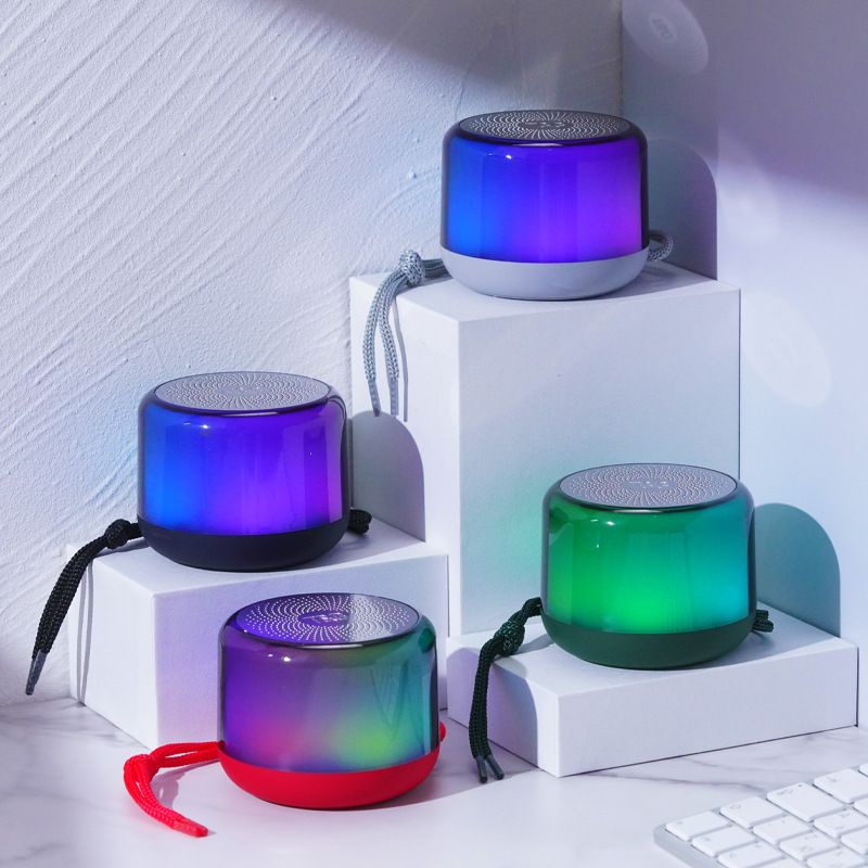 TG363 Bluetooth wireless per l'illuminazione del desktop domestico, mini subwoofer portatile e alla moda, piccola spina per altoparlante_voghion.com