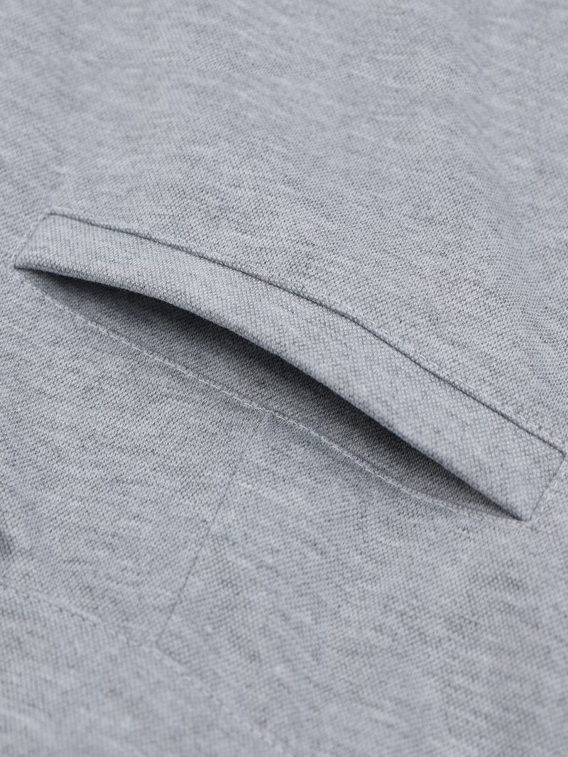 Men's Clothing High Elastic Four Season Texture Button Casual Pants Pants_voghion.com
