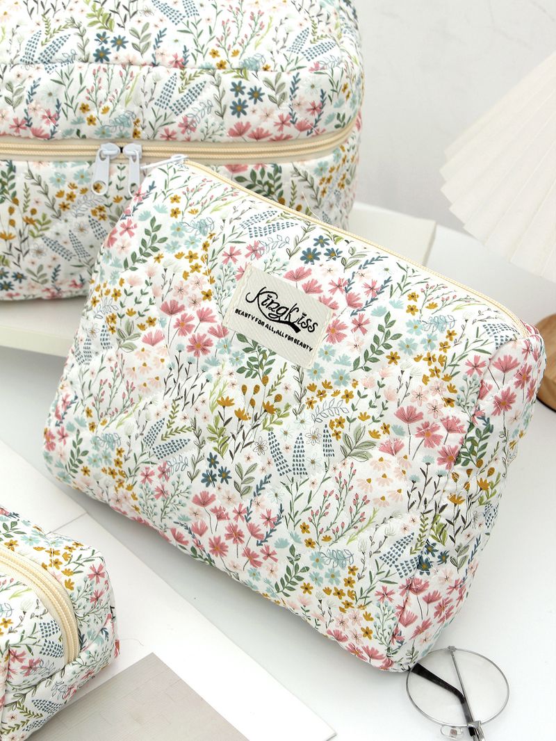 Cosmetic Bag For Women, Large Capacity, Cosmetic Storage Bag, Travel Portable, Foldable Toiletry Bag, Skin Care Storage Bag_voghion.com