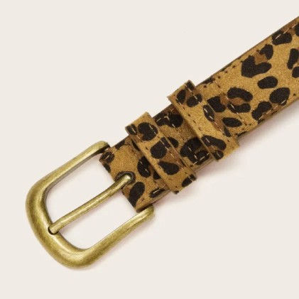 Beliebter brauner Wildleder-Leopardenmuster-Mode-Vielseitiger Damengürtel 2021 Neu_voghion.com
