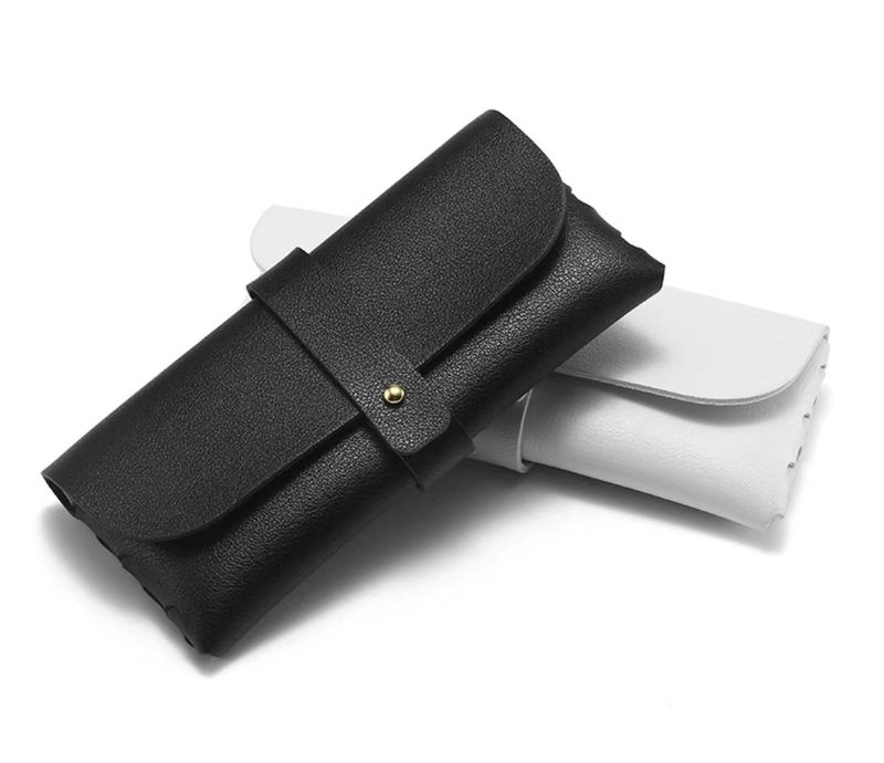 Custodia per occhiali multifunzionale unisex in pelle PU Set di occhiali da sole Borsa morbida Borsa per occhiali in pelle di alta qualità Borsa per imballaggio esterno per occhiali da sole_voghion.com