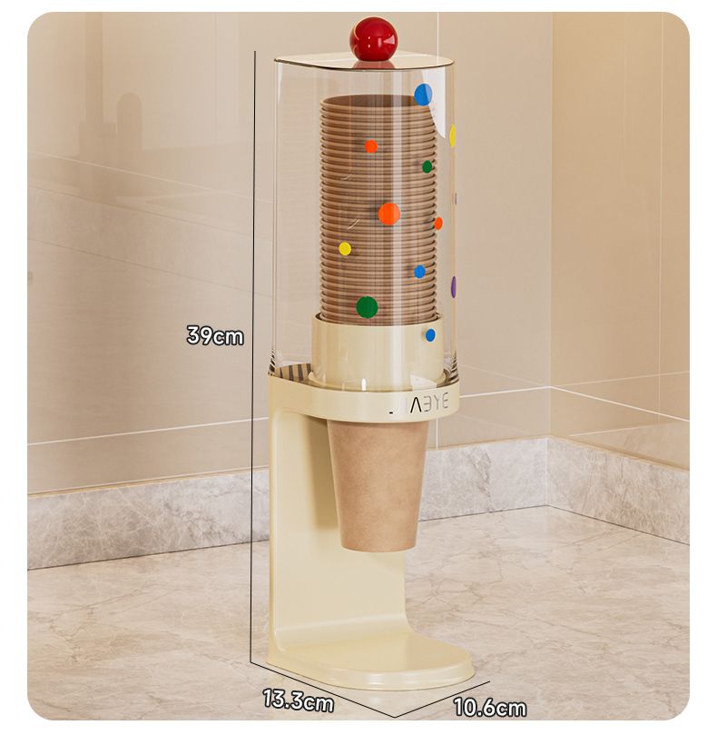 Disposable Wall-Mounted Rack Water Bar Storage Box Paper Holder Cup Dispenser_voghion.com