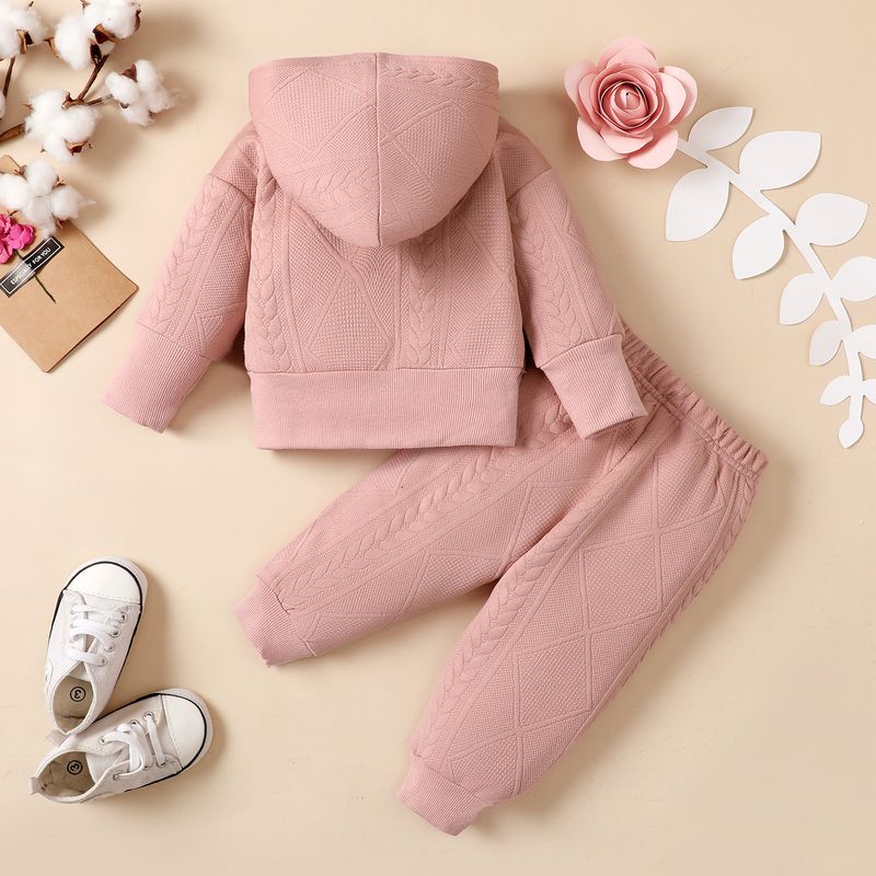 Abbigliamento per bambini e mamma, maglione per neonati con pantaloni e cappuccio_voghion.com