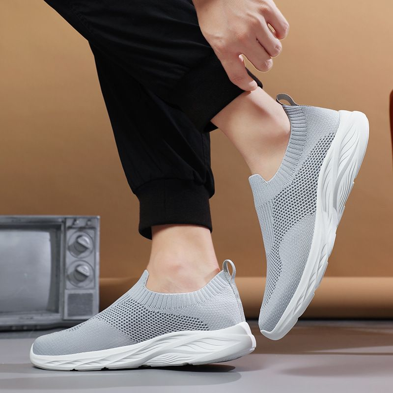 Frauen Laufschuhe Bequeme Schuhe Arbeit Schuhe Turnschuhe Leinwand Rutschfeste Vielseitig_voghion.com