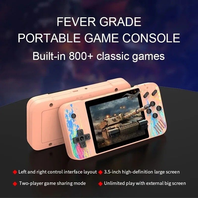 Console de jeux portable rétro 800 en 1, modèle Doodle, HD_voghion.com