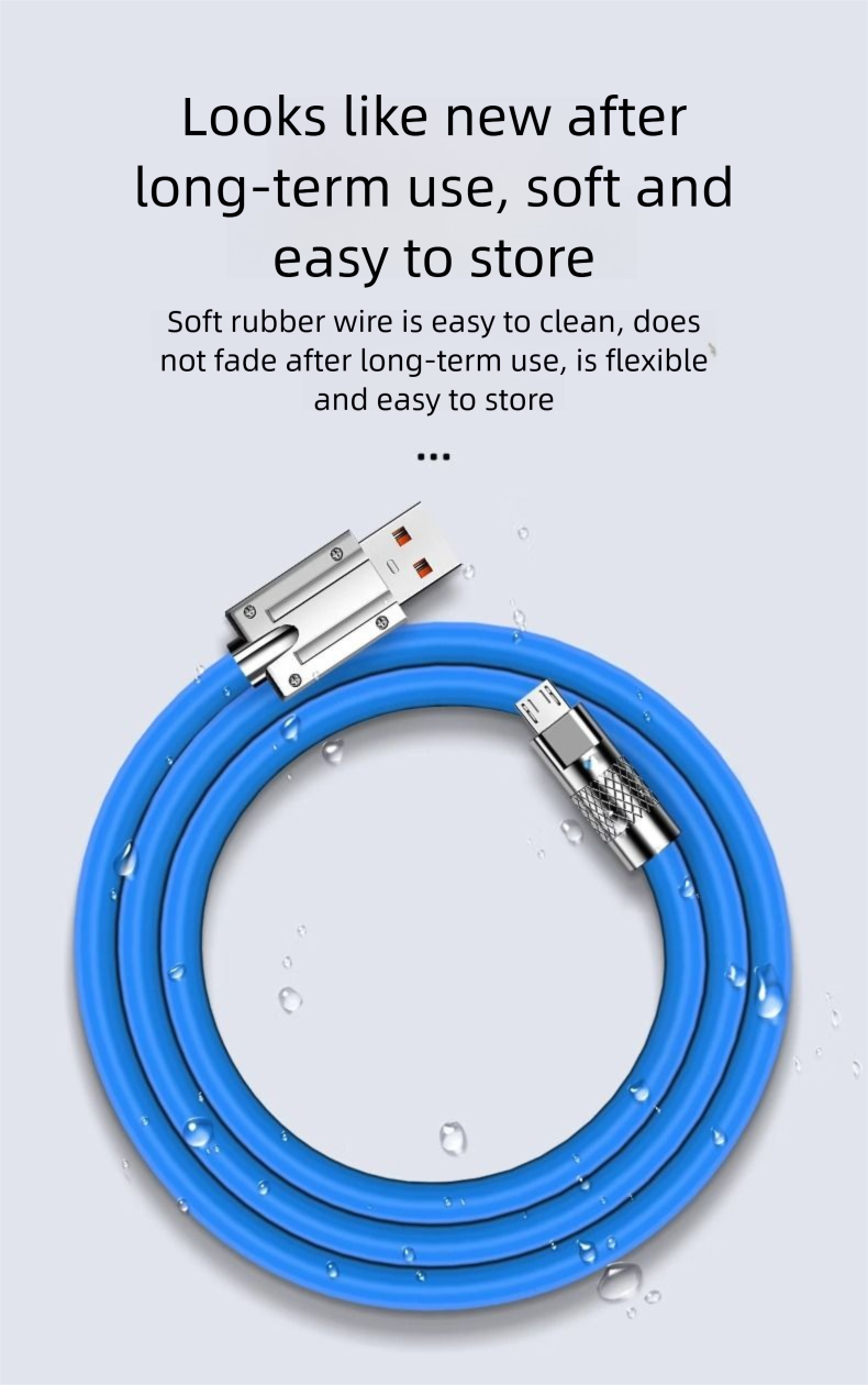 3 metrelik uzatılmış araç tipi C veri şarj kablosu 100W süper hızlı şarj Huawei Honor Android Xiaomi ile uyumlu_voghion.com