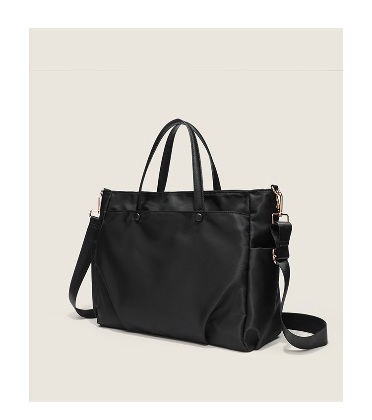Borsa da donna portatile, multifunzionale, grande, in nylon, per laptop, stile semplice_voghion.com