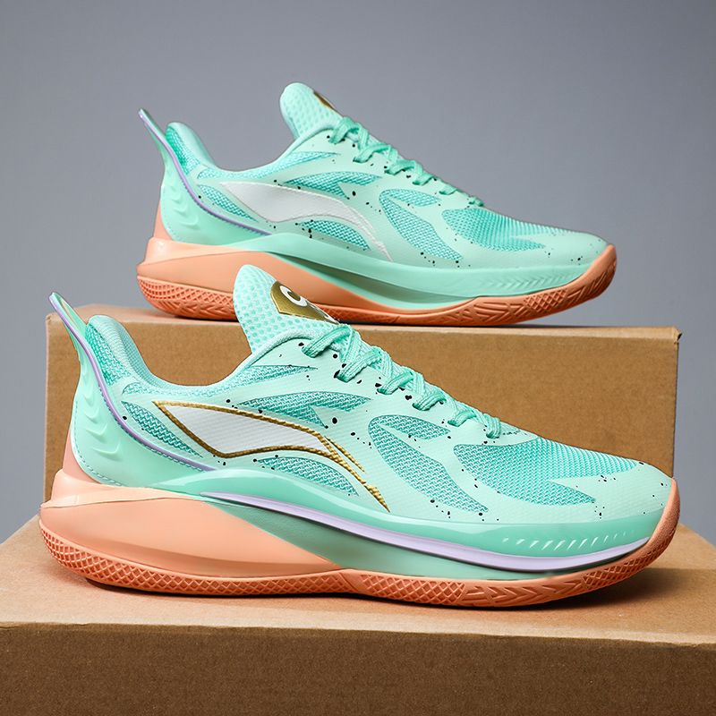 2025New Color Matching Comfort And Casual New High Quality Non-Slip Wear-Resistant Breathable Big Children Basketball Shoes_voghion.com