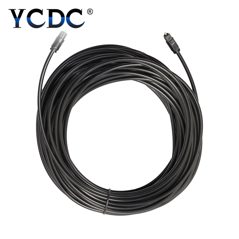 10M 5M 3M 1M 1.5M 2M OD 2.2 New Gold Plated Digital Audio Optical Optic Fiber Cable Toslink SPDIF Cord PVC For DVD VCR CD Player_voghion.com