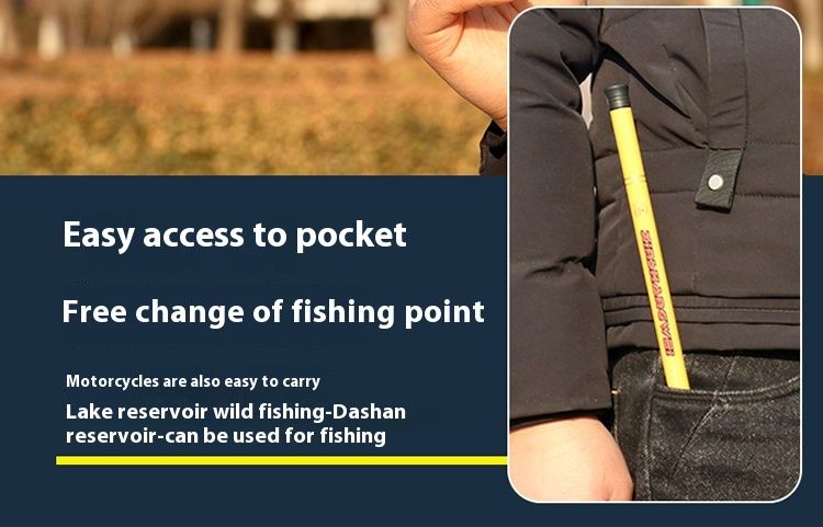 Mini Short Hand Ultra Thin Stream Shrimp Small Fish Fishing Rod Children's Set_voghion.com