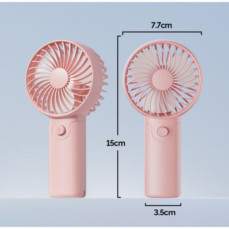 Mini ventilador portátil de bolsillo con USB, recargable, de mano, de escritorio, 2025_voghion.com