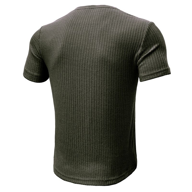 Men's Performance Compression T-Shirt – Muscle Fit Gym Shirt With Moisture-Wicking Fabric & Breathable Mesh For Workout & Athletic Wear_voghion.com