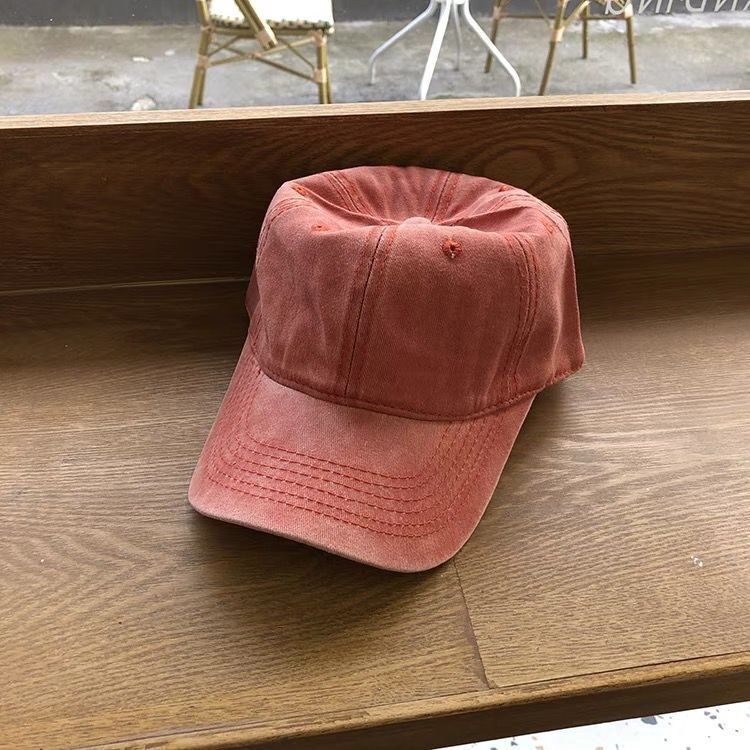 Unschlagbare Qualität gewaschene Baumwolle bestickt Soft Top Duckbill aus alten Denim Hut Licht Platte Sand gewaschen Baseball Cap_voghion.com