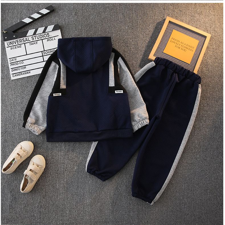 Kinderkleidung Jungen-Promi-Anzüge. Neu und modisch für Frühling und Herbst für mittlere und große Kinder, Jungen, Herbst- und Herbstkleidung, Sportbekleidung._voghion.com