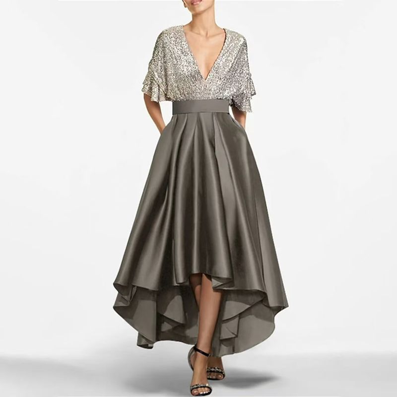 Dameskleding Avondjurk voor vrouwen nieuwe banket lange stijl V-hals jaarlijkse bijeenkomst sexy gastheer optreden kostuum_voghion.com