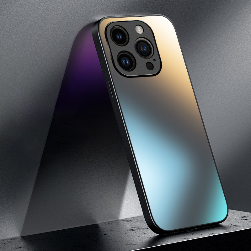 AG Silicone Matte Glass For iPhone 12 11 Max Plus 13 14 Pro X XR XS MAX Frosted Camera Lens Protective_voghion.com
