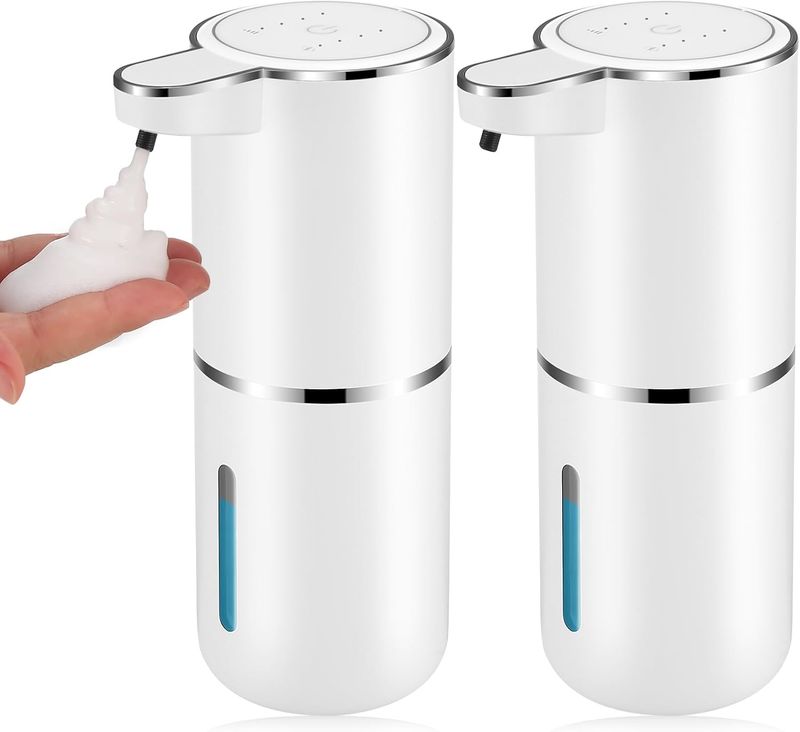 2-Pack Smart Foam Dispensers - USB Rechargeable 380ml_voghion.com
