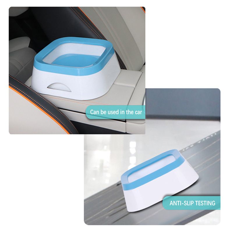 Anti-splash Water Bowl For Dogs 1L Large Capacity Drinker Drinking Bowls Dog Waterer For Puppy Cat Pet Accessories_voghion.com