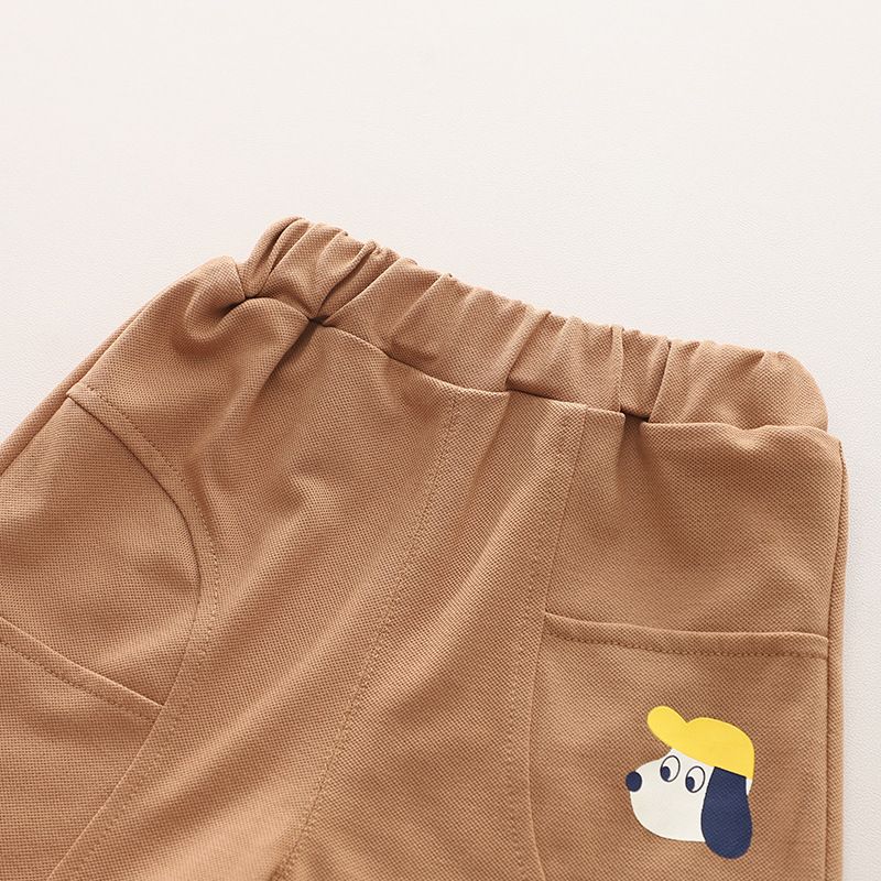 Sommer 2024 neues Poloshirt mit Revers, Welpen-Kurzarmkleidung, Babyjungen, Shorts, Kinderset_voghion.com