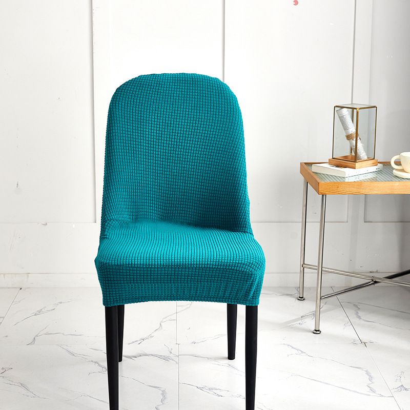 Curved Chair Cover All-inclusive Universal Dining Table And Chair Protective Cover Home Simple Modern Large Round Stool Cover_voghion.com