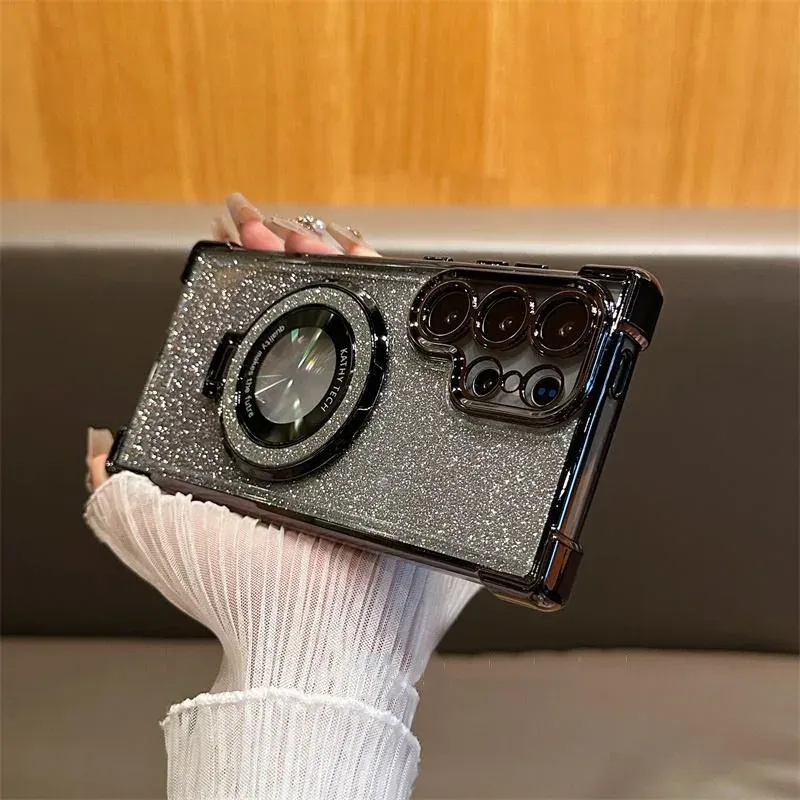 Holde Glitte Case für Samsung Galaxy A24 A55 5G A53 A54 S24 Ulta S23 FE S22 Plus S21 S20 Shockpoof Clea_voghion.com