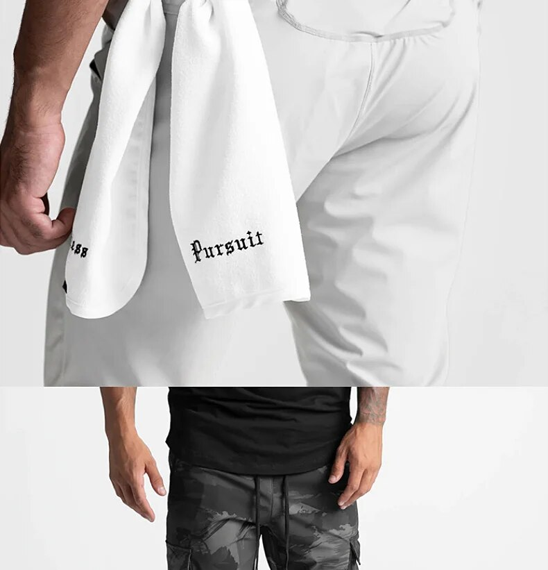 Pantaloni sportivi da palestra ad asciugatura rapida da uomo Pantaloni da corsa Tasche Pantaloni cargo da allenamento Pantaloni da jogging da allenamento Fiess Casual_voghion.com