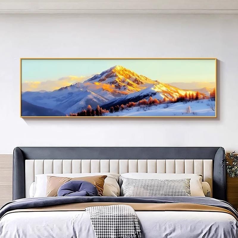 Sunshine Golden Mountain Nachttisch Dekorative Master High-End Hängen Mit Unterstützung Wohnzimmer Schlafzimmer Licht Luxus Wand_voghion.com