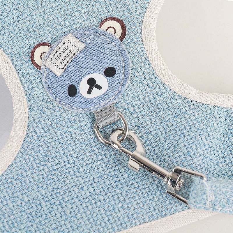 Vest-Style For Small Dogs Teddy Bichon Pomeranian Chest Harness Puppy Kitten Walking Leash Dog Chain_voghion.com