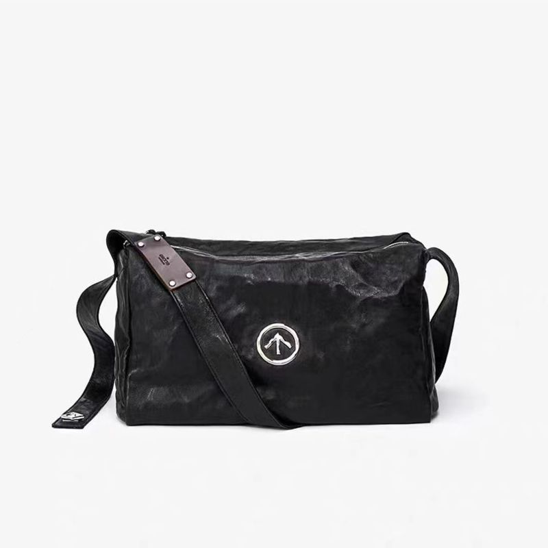 GROTTO Borsa a tracolla unisex nera media piccola mini grande capacità, unisex ..._voghion.com