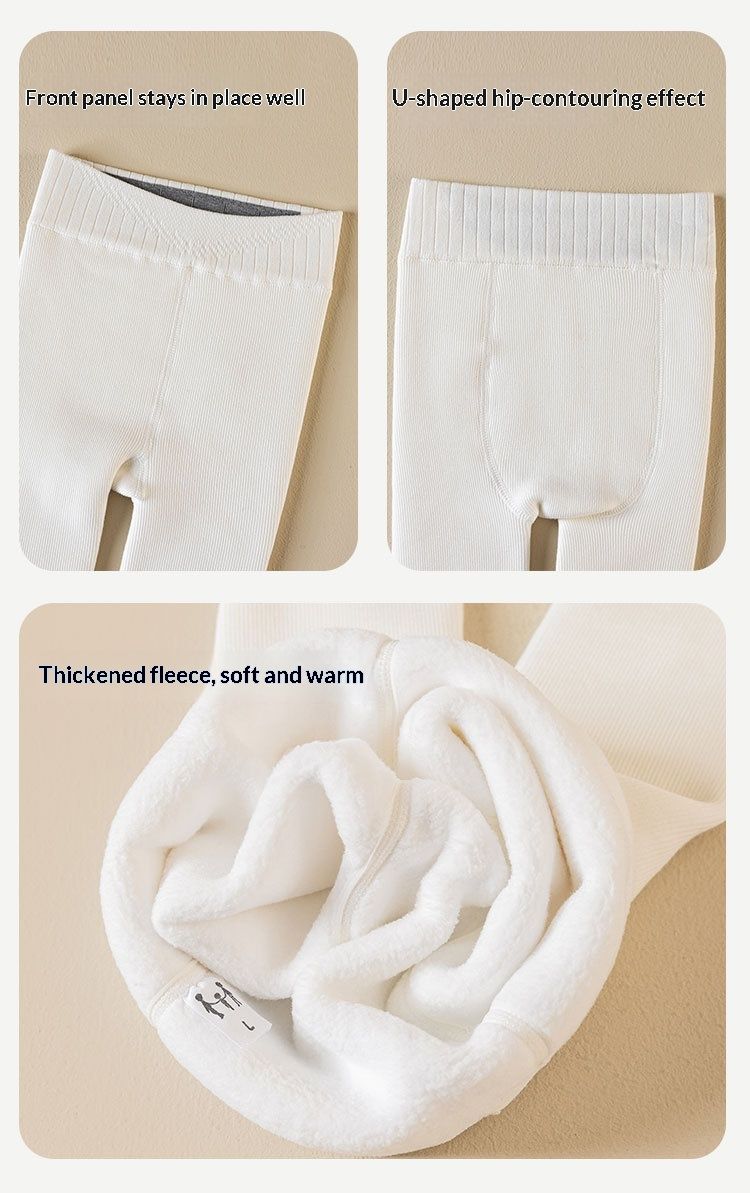 Leggings épais doublés polaire Voyage pour filles, chaussettes chaudes patchwork automne, collants d'hiver polaire intégrés pour enfants (mi-taille)._voghion.com