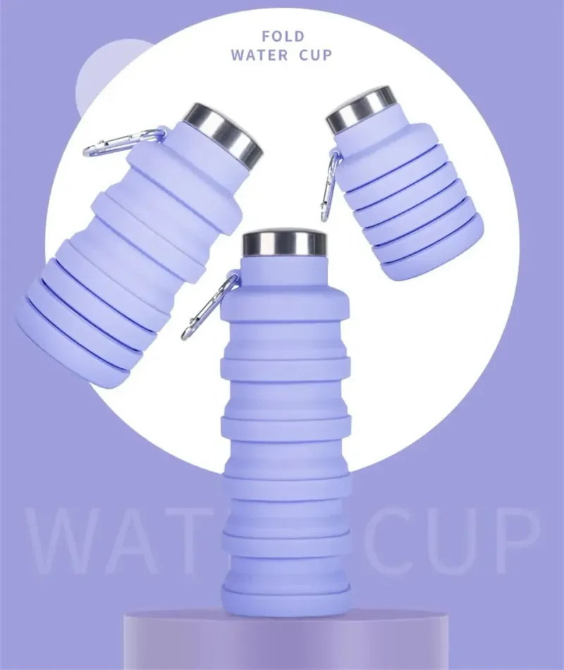 Bouteille pliable peu encombrante - Outils de voyage en silicone_voghion.com