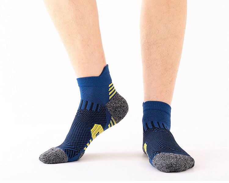 ActiveGo ActiveGo Cross-Border Sweat-Absorbent Breathable Towel Bottom Men's Short Tube Sports Thickened Running Outdoor Hiking Socks_voghion.com
