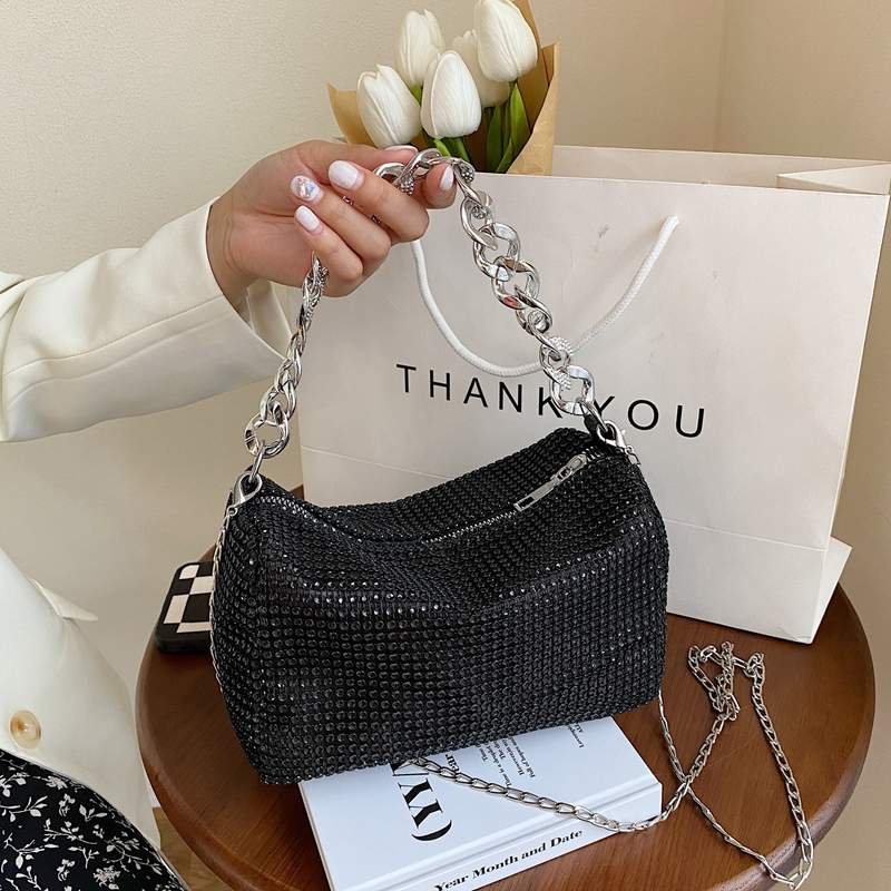 1Pc Elegat Rhiestoes Eveig Frizione Hadbags Fashio Shiy Dier Party Weddig Borse Borsa a tracolla Uderarm per_voghion.com