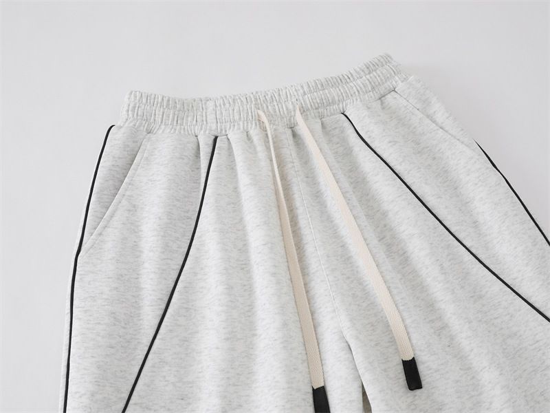 Herrenbekleidung American Retro Simple Lazy Lines Plissee Workwear Trend Weites Bein Lose Persönlichkeit Lässige Campus Jugendhose_voghion.com