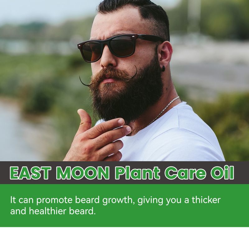 East Moon Plant Care Oil, Men's Beard Oil Thickening Beard Oil Nourishing And Strengthening Beard Care Solution_voghion.com