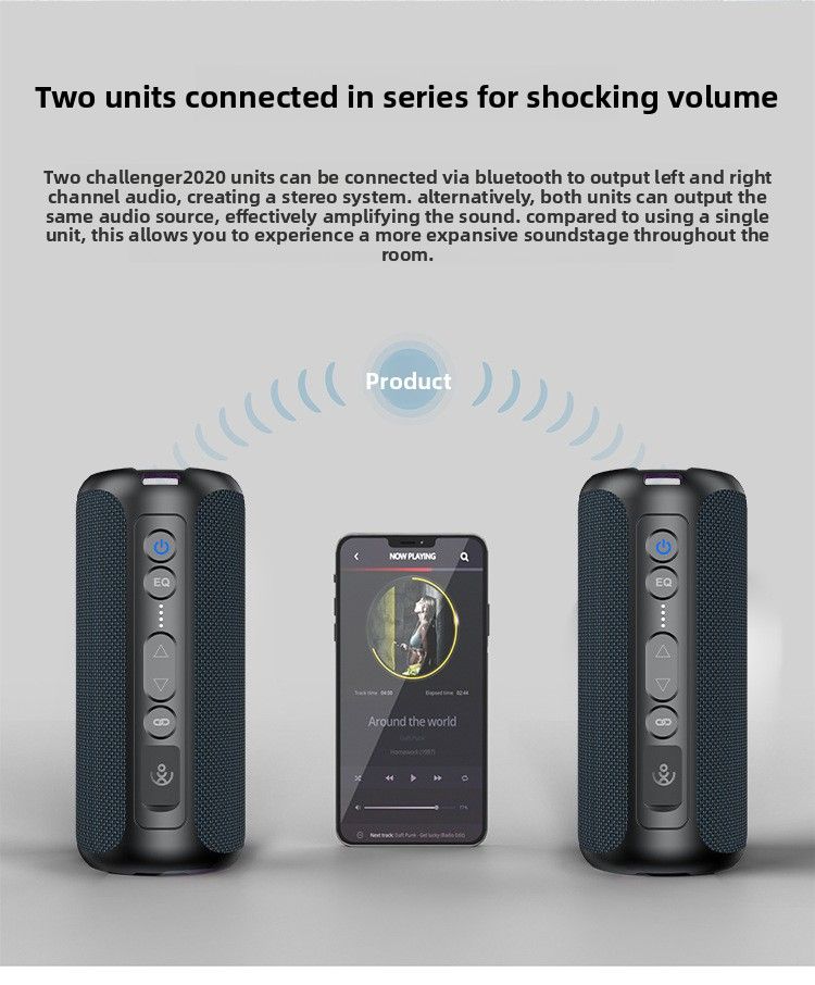 【High Quality】 Xidobao Xdobo SINOBAND Challenger 2020 Bluetooth 50W Outdoor Riding Speaker_voghion.com
