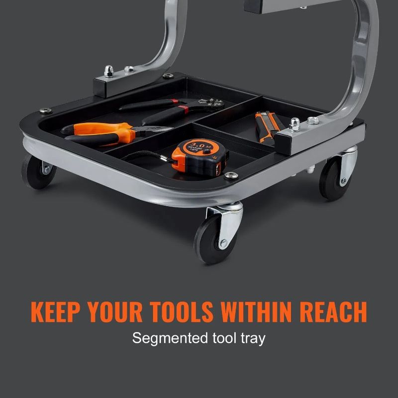 Tool 250 Garage Seat Creeper Mechanic Tray Mechanics Car Under LBS Stool_voghion.com