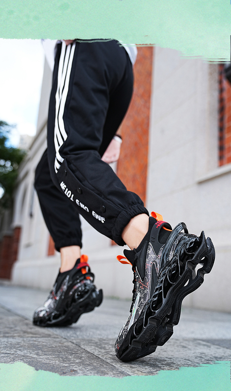 Pantofi sport pentru bărbați, cu suport pentru arcul plantar, sintetici, ușori, pentru alergare_voghion.com